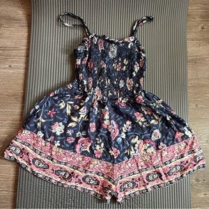 Jessica Simpson Floral Romper Sz S
